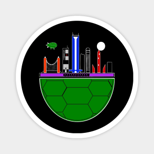 TMNT Skyline Colors Magnet